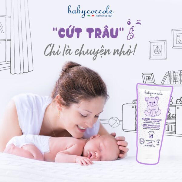 Gel massage chiết xuất hạnh nhân Babycoccole 0M+ - Hình ảnh 4