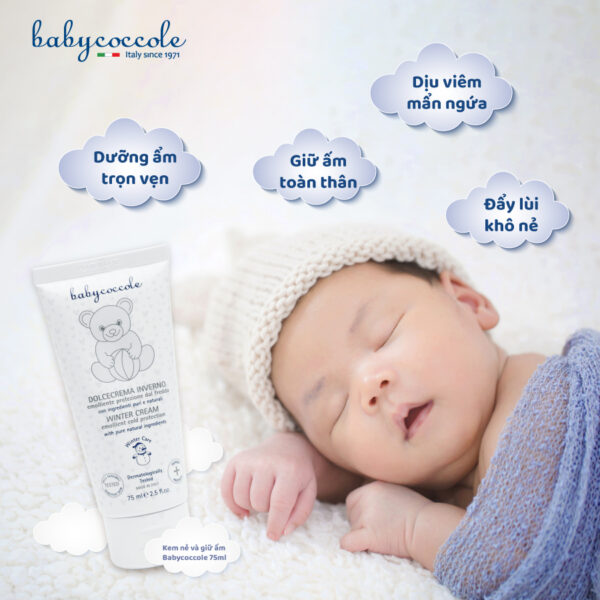 Kem nẻ và giữ ấm 2 in 1 chiết xuất sáp ong và vitamin Babycoccole 0M+ - Hình ảnh 5