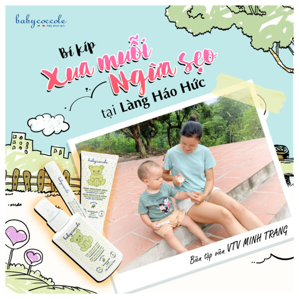 Xịt xua muỗi chiết xuất tía tô đất và cây phong lữ Babycoccole 0M+ - Hình ảnh 6