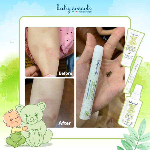 Bút chấm vết muỗi đốt chiết xuất hạnh nhân và dầu oliu Babycoccole 0M+ - Hình ảnh 3
