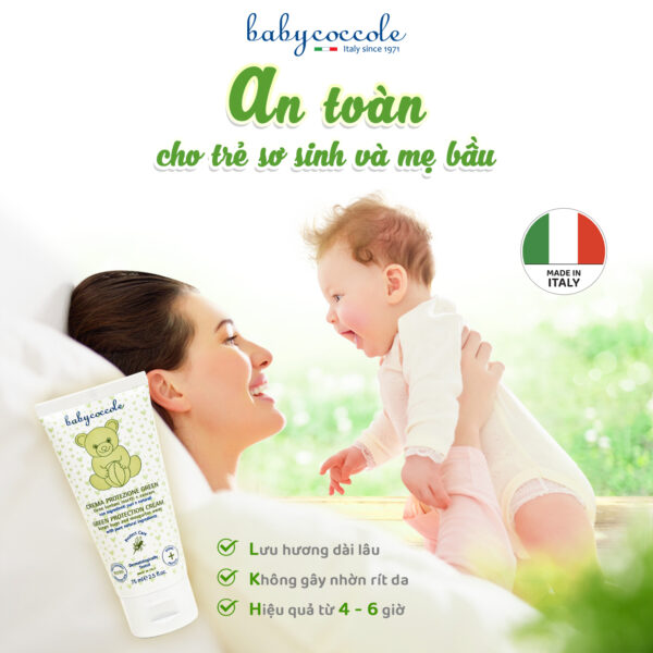 Kem bảo vệ và dưỡng da cho bé Babycoccole GREEN PROTECTION CREAM - Hình ảnh 6