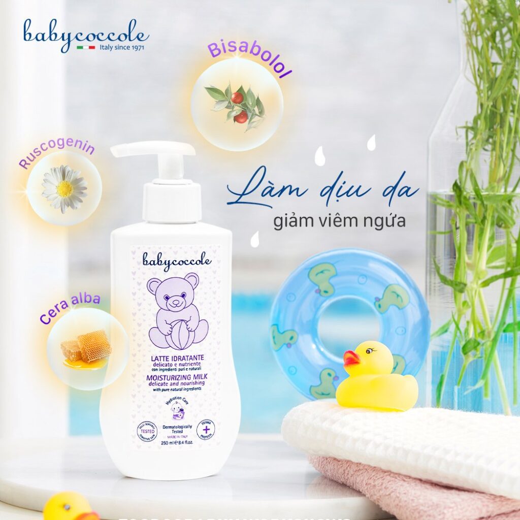dưỡng ẩm trẻ sơ sinh