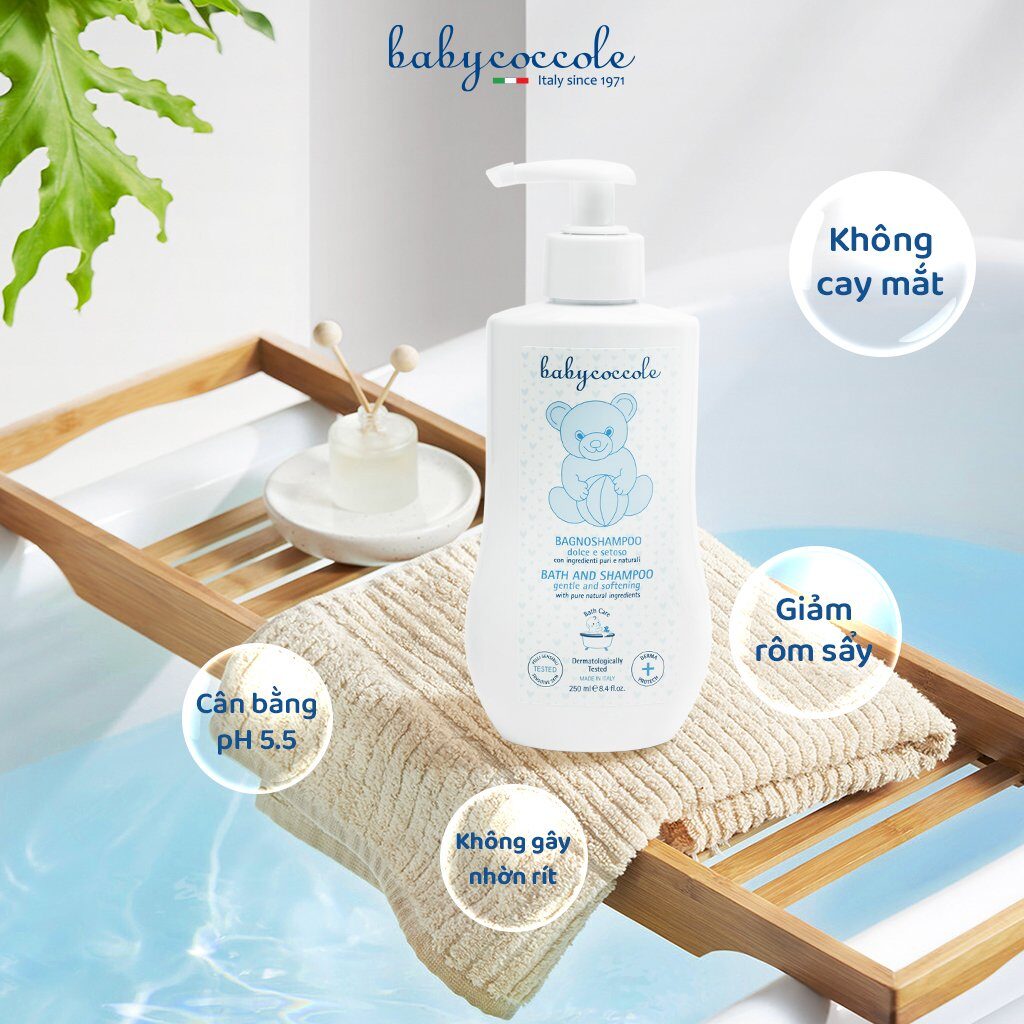 sữa tắm gội cho bé