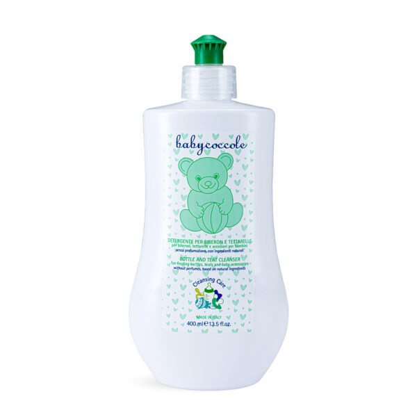 Nước rửa bình chiết xuất cỏ xạ hương và lô hội Babycoccole 0M+