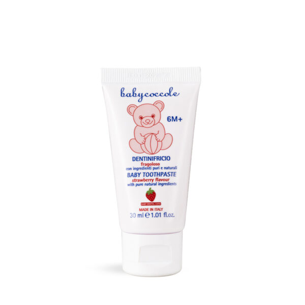 Kem đánh răng hương dâu tây BABYCOCCOLE BABY TOOTHPASTE STRAWBERRY FLAVOUR 30ml