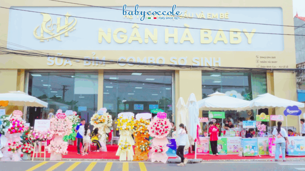 Babycoccole tại Khai trương Ngân Hà Baby