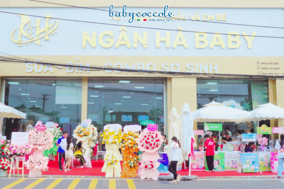 Babycoccole tại Khai trương Ngân Hà Baby