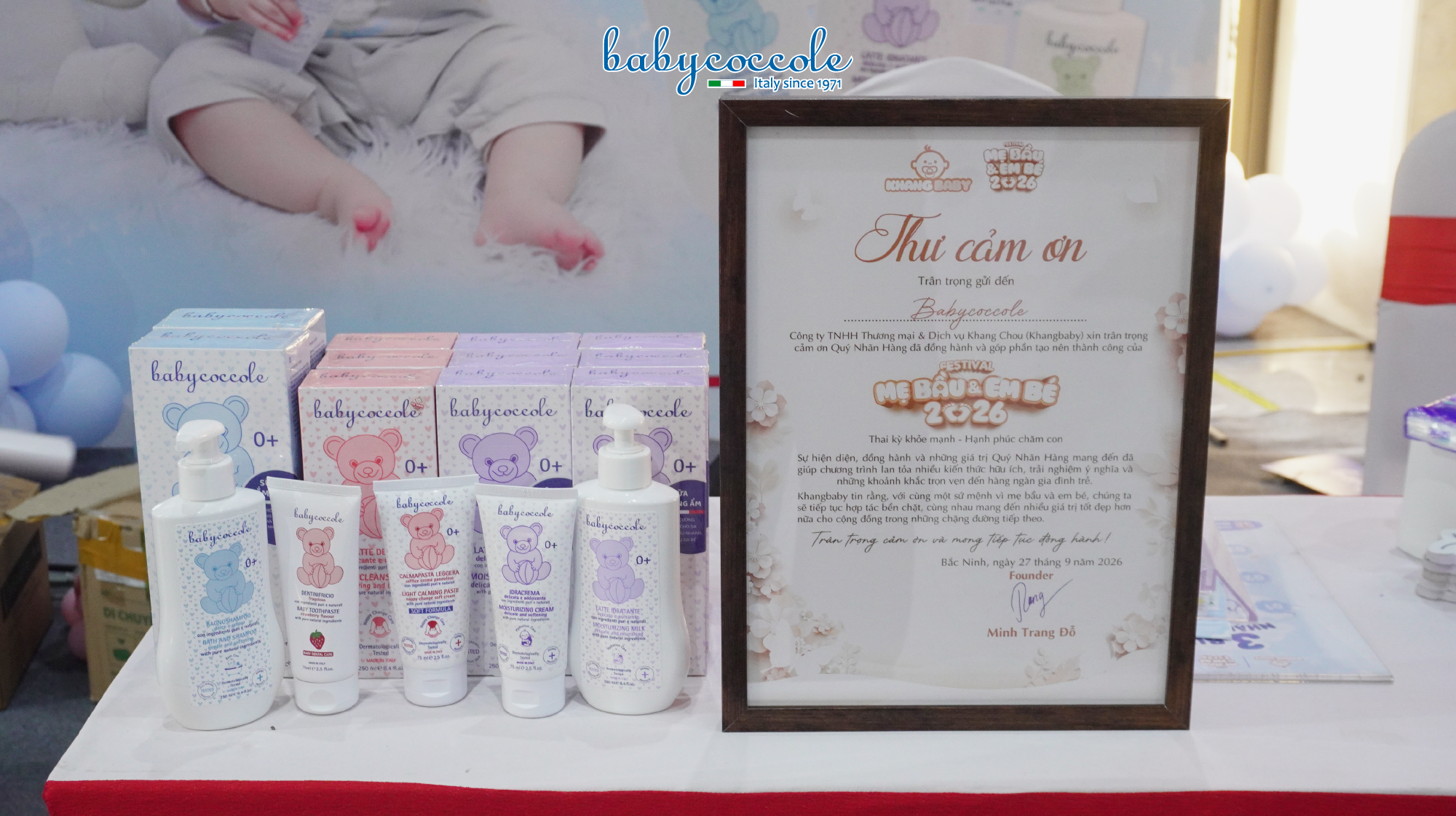 Babycoccole có mặt tại Festival Mẹ bầu & Em bé 2026 - Khang Baby